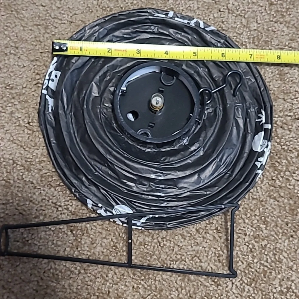 Black Skeleton Paper Lantern *Batteries Are NOT Included*